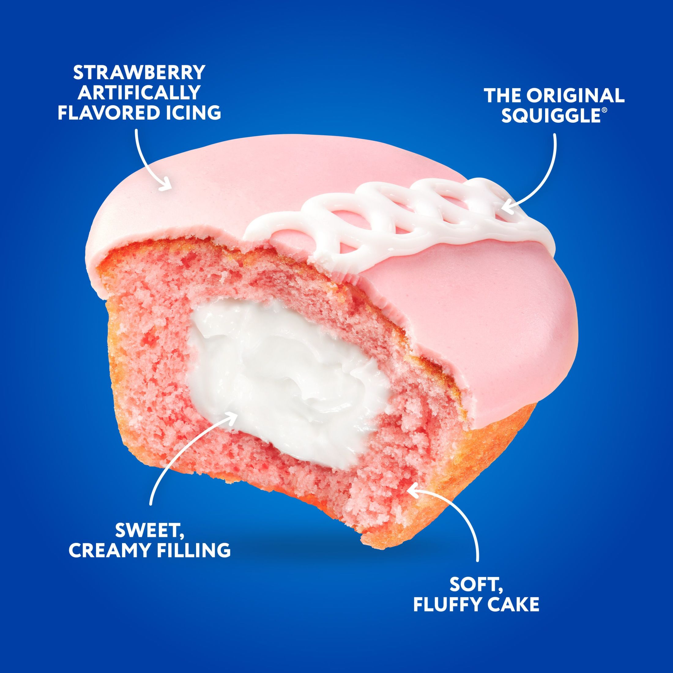 Hostess Cupcakes, Artificially Flavored Strawberry Snack Cakes, 12.7 oz Box (8 Ct.) thumbnail 4
