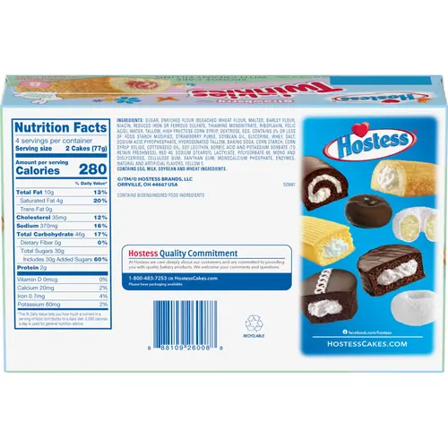 HOSTESS Strawberry Artificially Flavored Twinkies, Limited Edition, 8 Count, 10.86 oz thumbnail 2