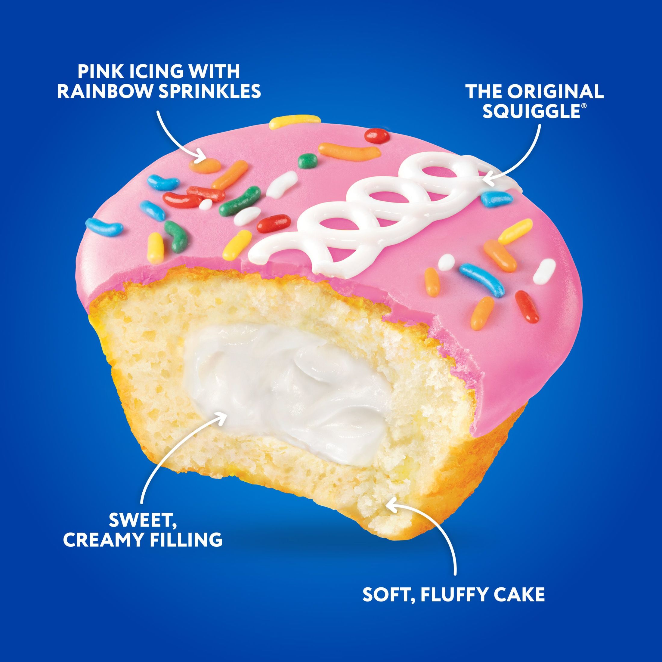 Hostess Cupcakes, Frosted Sugar Cookie Artificially Flavored Snack Cakes, 3.17 oz. Pouch (2 Ct.).  Vanilla Cake.  Sugar Cookie F thumbnail 4