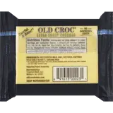 Old Croc Extra Sharp Cheddar Cheese Chunk, 7oz, Refrigerated, Plastic Wrapper thumbnail 2