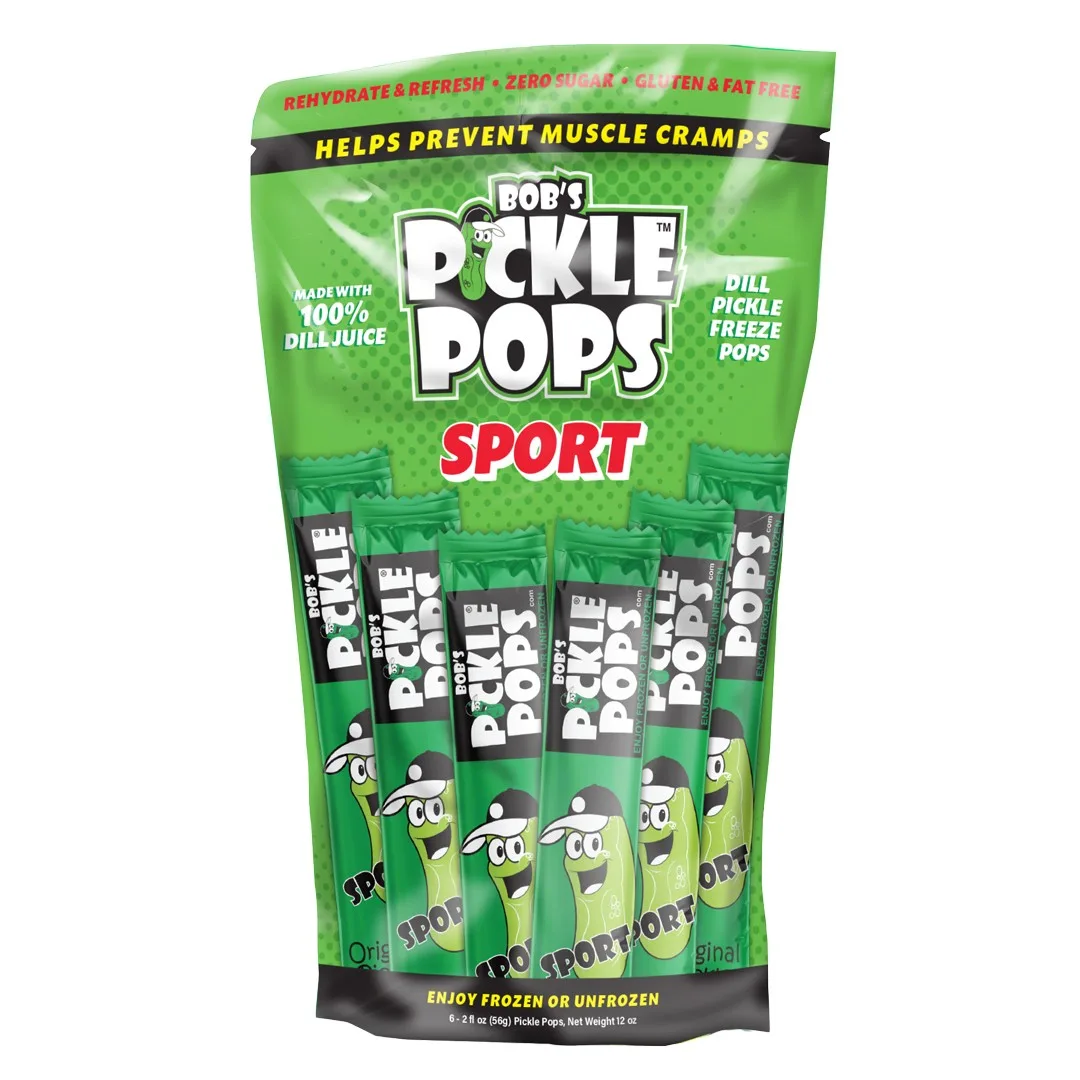 Bob's Pickle Pops, serving size 2 oz, 6 Count, easy tear open pouch