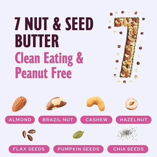 NuttZo Natural Power Fuel Crunchy 7 Nuts & Seeds Butter | Paleo and Keto Friendly | Peanut & Gluten Free, Kosher, No Add thumbnail 3
