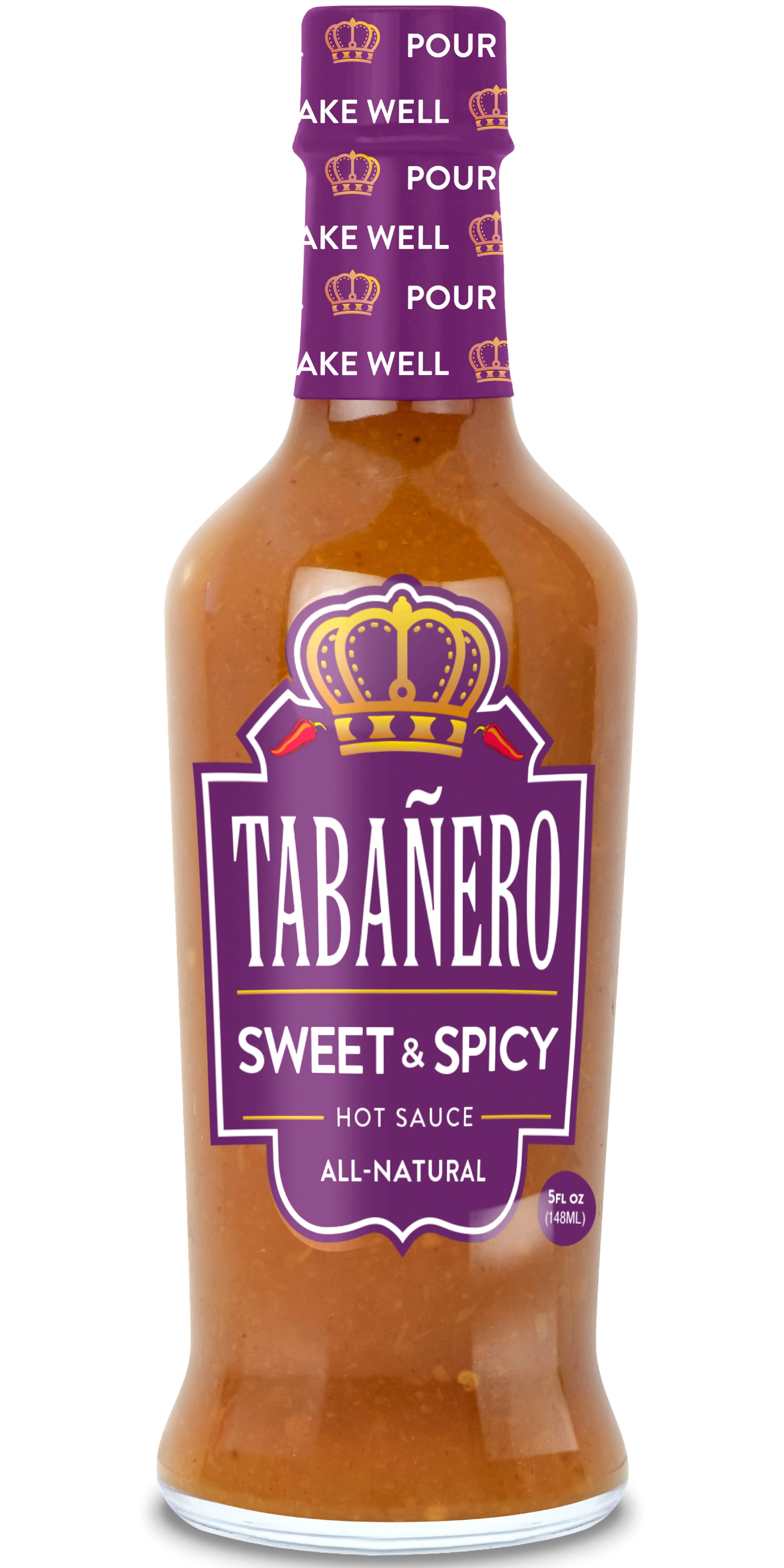 Tabanero Sweet & Spicy Hot Sauce - 5 oz.