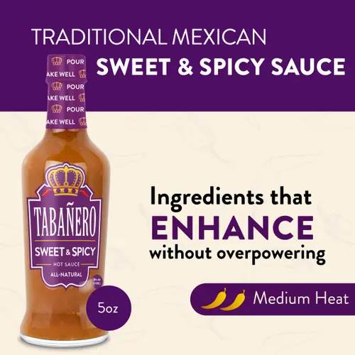 Tabanero Sweet & Spicy Hot Sauce - 5 oz. thumbnail 2