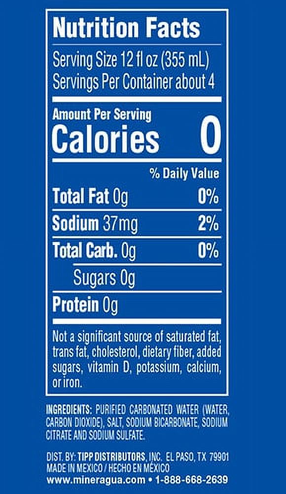 Jarritos Mineragua Sparkling Water, 1.58 Qt (1.5 Liter), 1 Count thumbnail 3