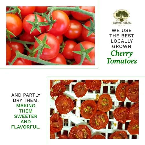 Frantoi Cutrera - Pomodorino Semi Secco - Semi-Dried Cherry Tomatoes in Extra Virgin Olive Oil, Product of Italy, 6.7oz (4 pack) thumbnail 4