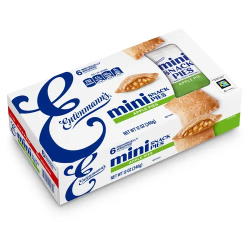 Entenmannâ€™S Minis Apple Snack Pies, Box Of Apple Pies, 12 Oz, 6 Count (Package May Vary) thumbnail 3