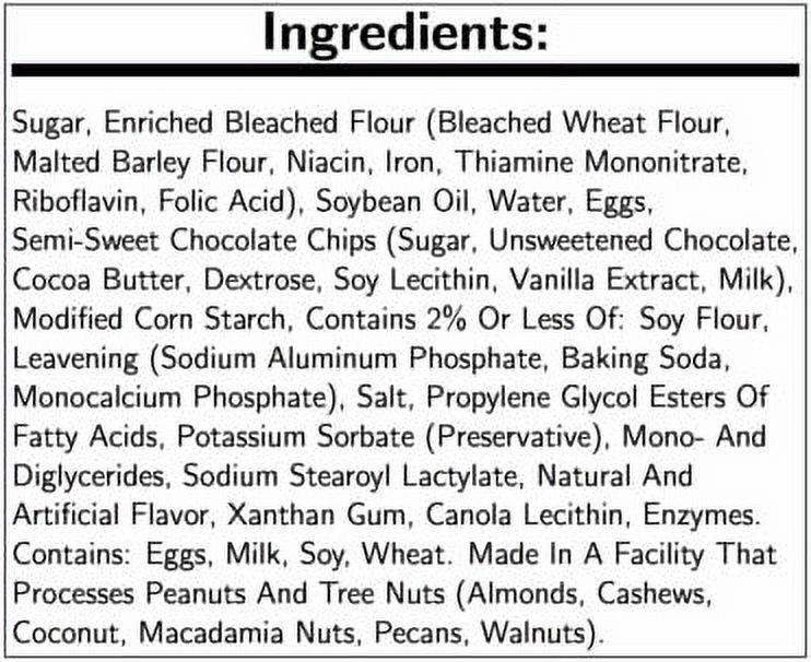 Otis Spunkmeyer Chocolate Chip Muffins Individually Wrapped, 4 Ounce, 24 Count Case thumbnail 3