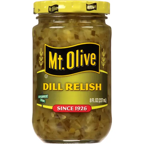 Mt Olive Dill Pickle Relish, 8 fl oz Jar