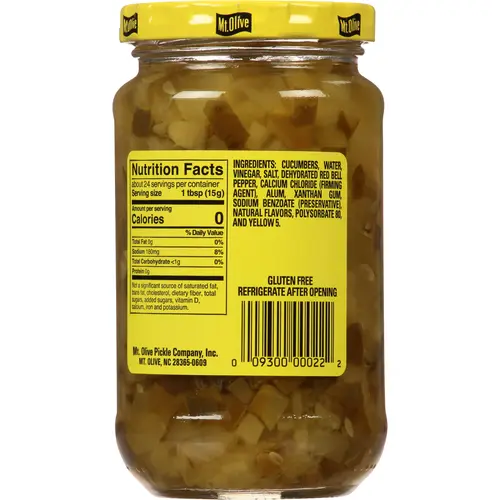 Mt. Olive Salad Cubes Dill Pickles, 12 fl oz Jar thumbnail 3