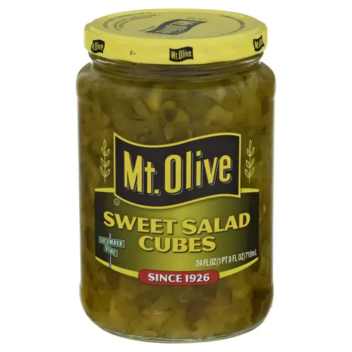 Mt. Olive Sweet Salad Cubes - 24 fl oz jar thumbnail 2