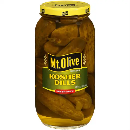 Mt. Olive Whole Kosher Dill Pickles, 80 fl oz Jar thumbnail 2