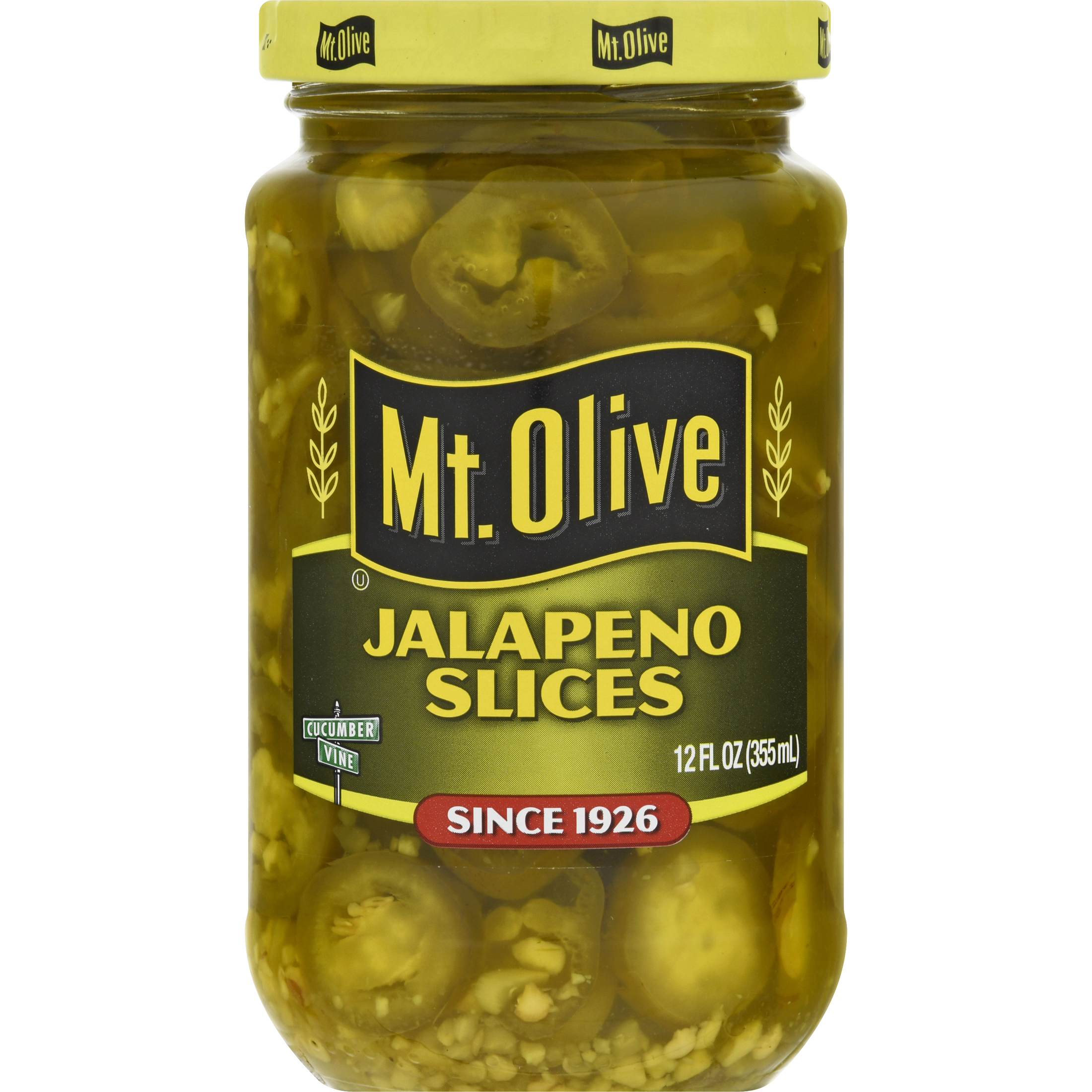 (6 pack) Mt Olive Fresh Pack Jalapeno Pepper Slices, 12 fl oz Jar thumbnail 2