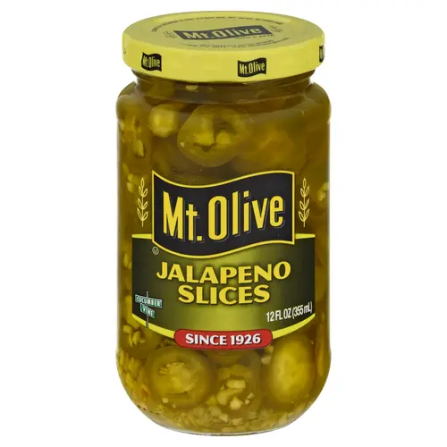 (6 pack) Mt Olive Fresh Pack Jalapeno Pepper Slices, 12 fl oz Jar thumbnail 4