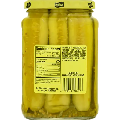 Mt. Olive Pickle Spears, Bread & Butter, 24 Fl Oz thumbnail 2