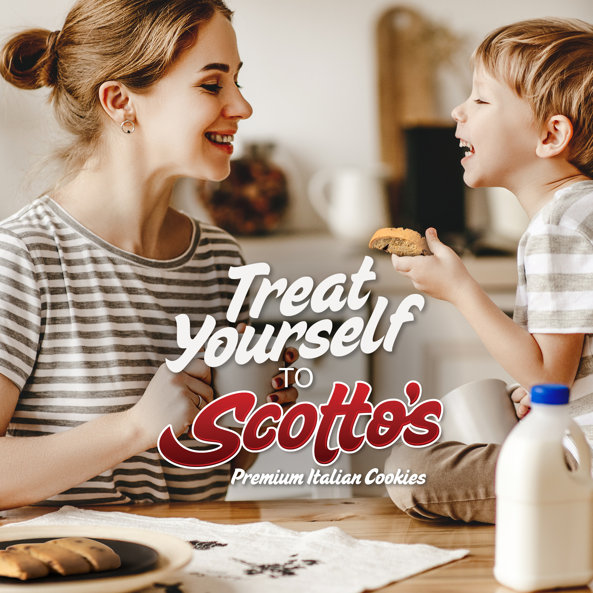 Scotto's Biscotti Italian Cookies Pack of 24 , Chocolate Chip Biscotti Individually Wrapped Ready to Eat Snack thumbnail 2