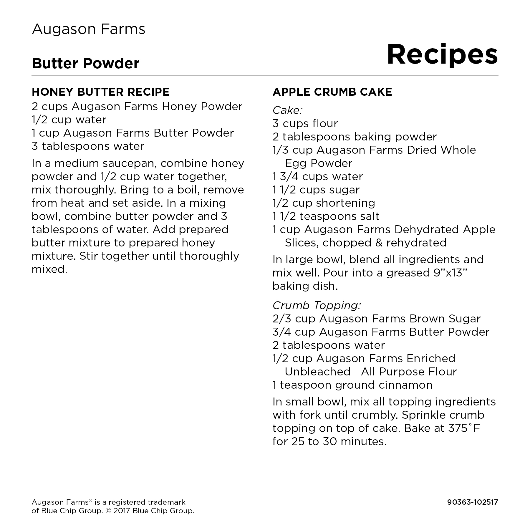 Augason Farms Butter Powder 2 lbs 4 oz No. 10 Can thumbnail 4