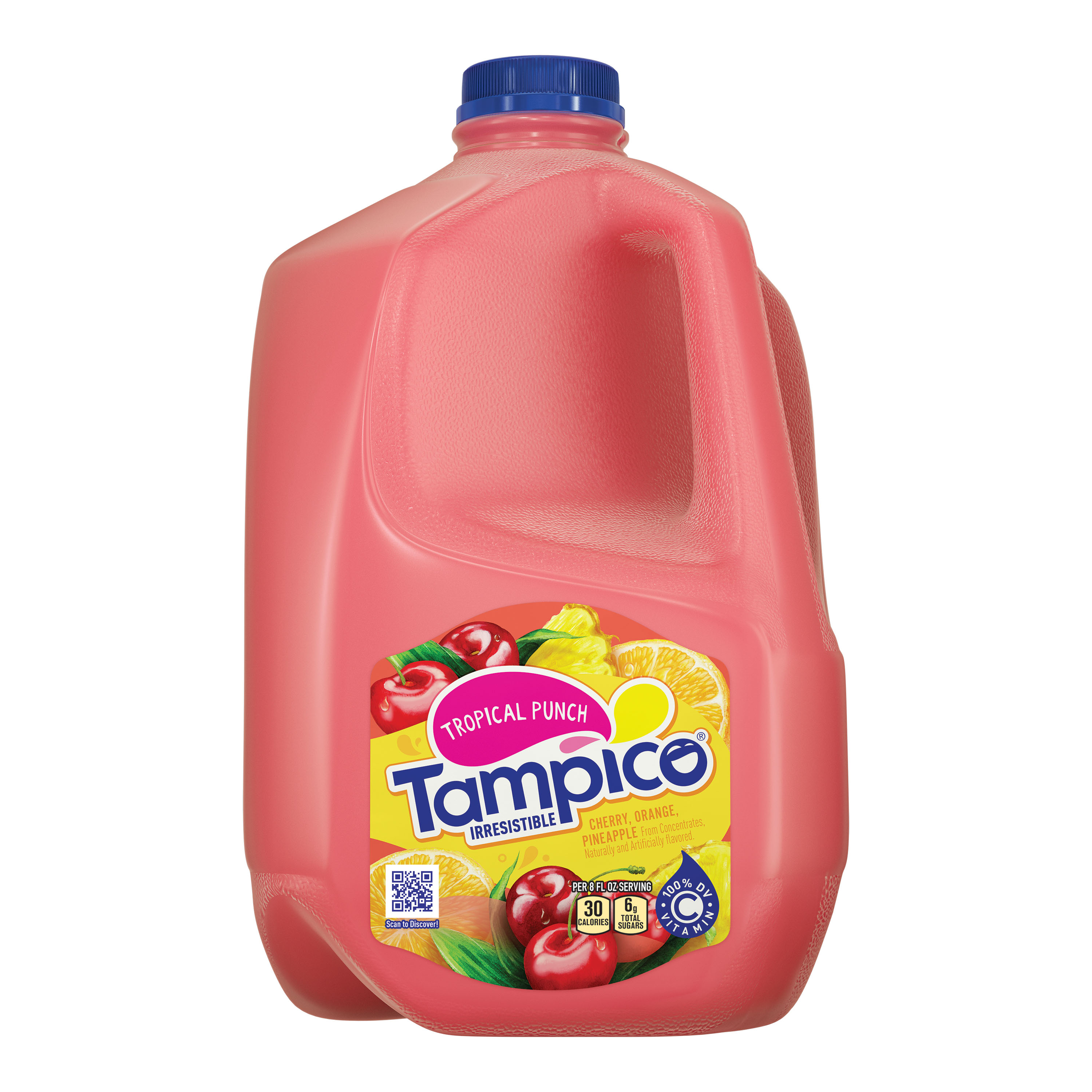 Tampico Tropical Fruit Punch, Cherry Orange Pineapple Juice Drink 1 Gallon thumbnail 3