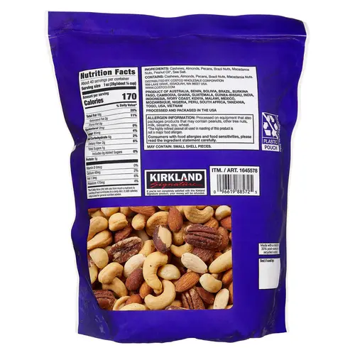 Kirkland Signature Extra Fancy Mixed Nuts Salted 2.5 Pounds thumbnail 2