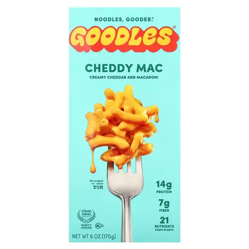 Goodles, Cheddy Mac, Creamy Cheddar and Macaroni, 6 oz Pack of 2