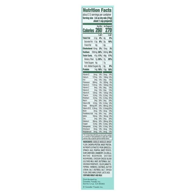 Goodles, Cheddy Mac, Creamy Cheddar and Macaroni, 6 oz Pack of 2 thumbnail 2