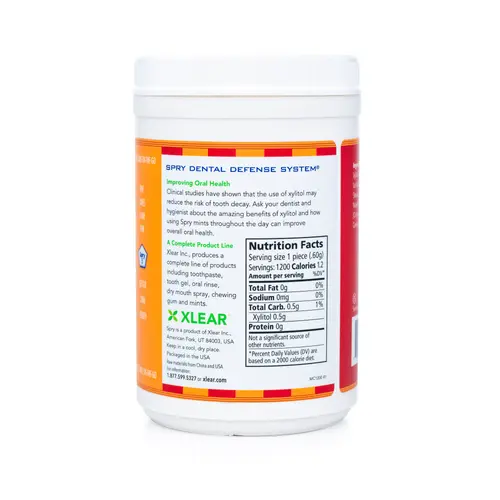 Spry Sugar-Free Xylitol Mints for Oral Health,Gluten-Free, Bad Breath, Cinnamon, 1200 Count 3 Pack thumbnail 4