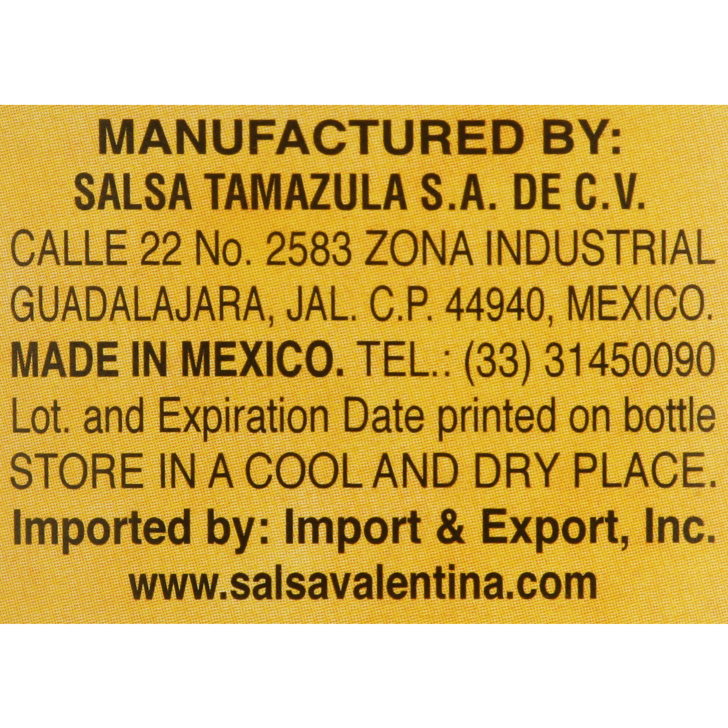 Valentina Mexican Hot Sauce, 34 fl oz thumbnail 4
