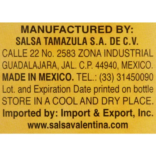 Valentina Mexican Hot Sauce, 34 fl oz thumbnail 4