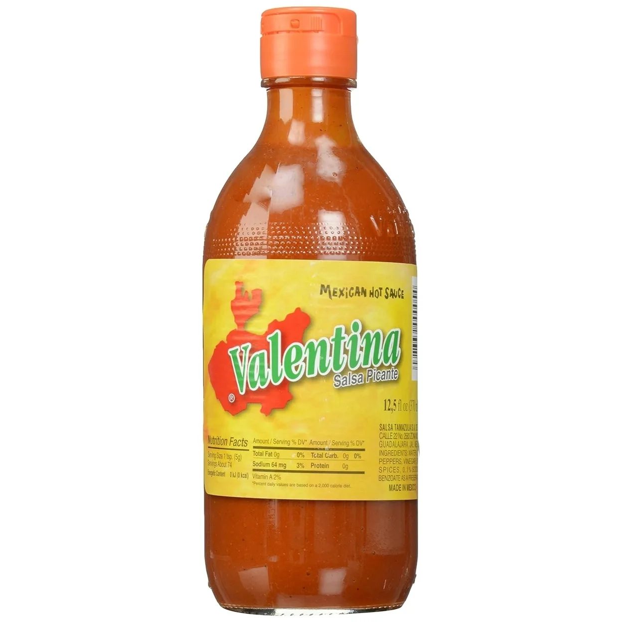 Valentina Salsa Picante Mexican Sauce 12.5 Fluid Ounce
