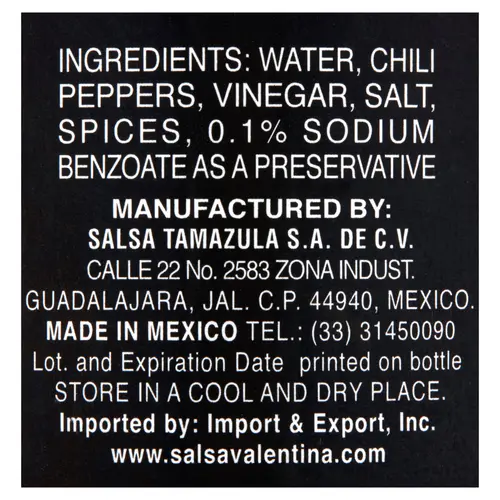 Valentina Extra Hot Mexican Hot Sauce, 12.5 fl oz thumbnail 3