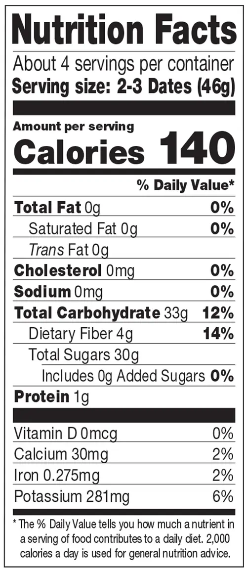 Natural Delights Pitted Fresh Medjool Dates, 8 Oz thumbnail 4