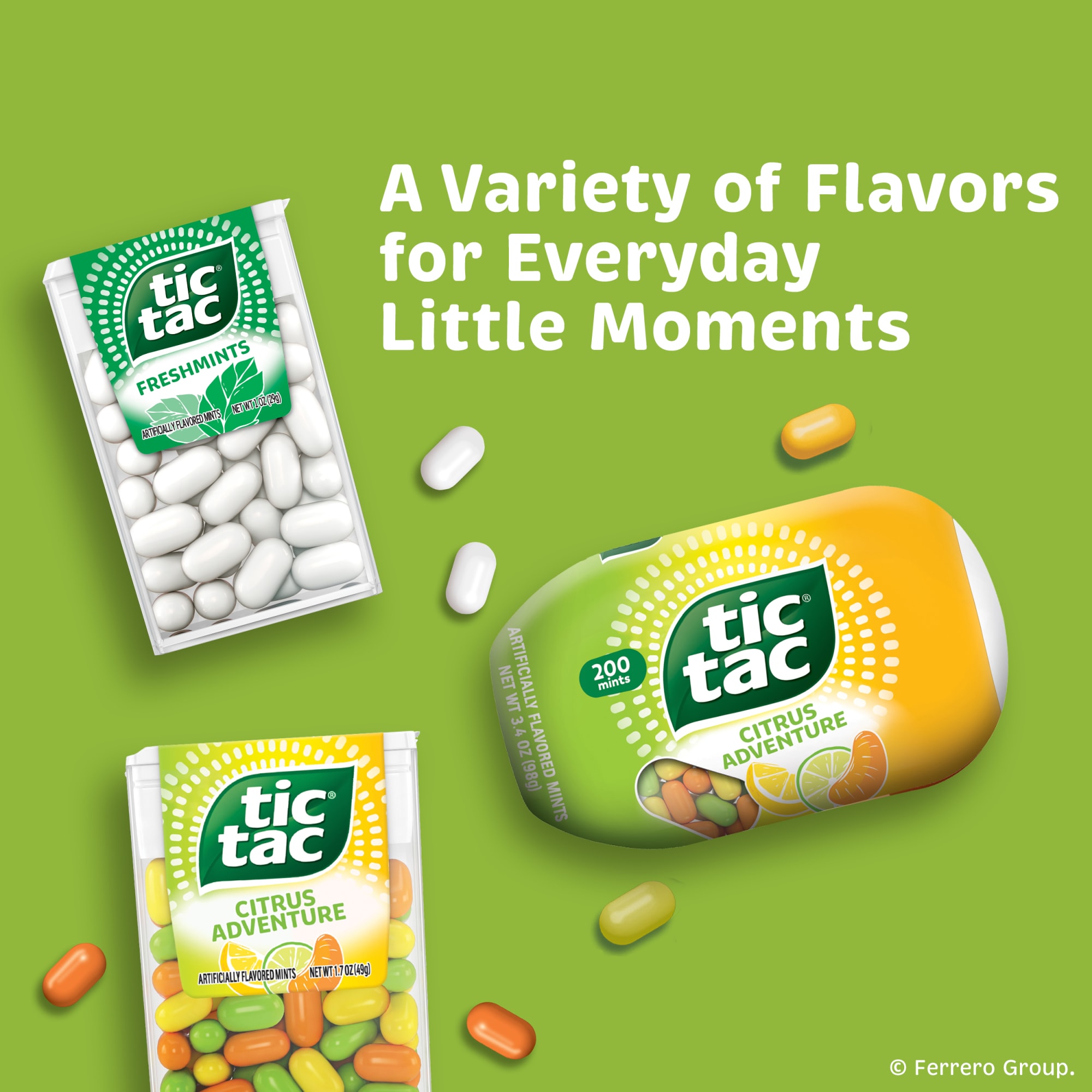 Tic Tac Citrus Adventure Mints, Bottle Pack, Mints On the Go, 3.4 oz thumbnail 4