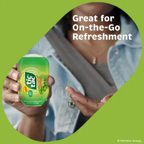 Tic Tac Sour Apple Mints, On-the-Go, Refreshing Sour Fruity Mints, Share Size, Portable Bottle Pack, 3.4 ozâ€‹ thumbnail 4