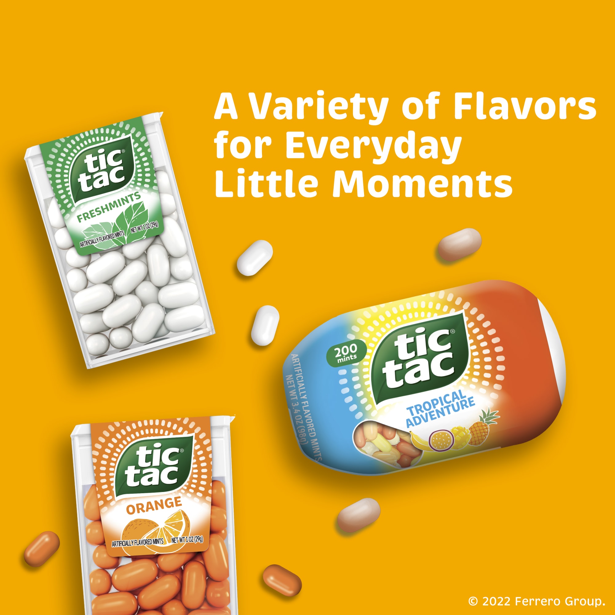 Tic Tac Fruit Adventure Mints, 4 Count, On-The-Go Refreshment, 1 oz Each thumbnail 4
