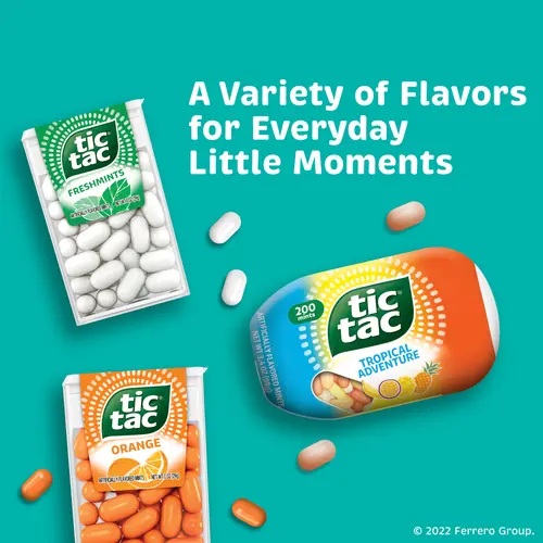 Tic Tac Wintergreen Breath Mints, 4 Count, On-The-Go Refreshment, 1 oz Each thumbnail 4
