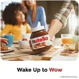 Nutella Hazelnut Spread with Cocoa for Breakfast, Great for Easter Baking, 7.7 oz Jar thumbnail 4