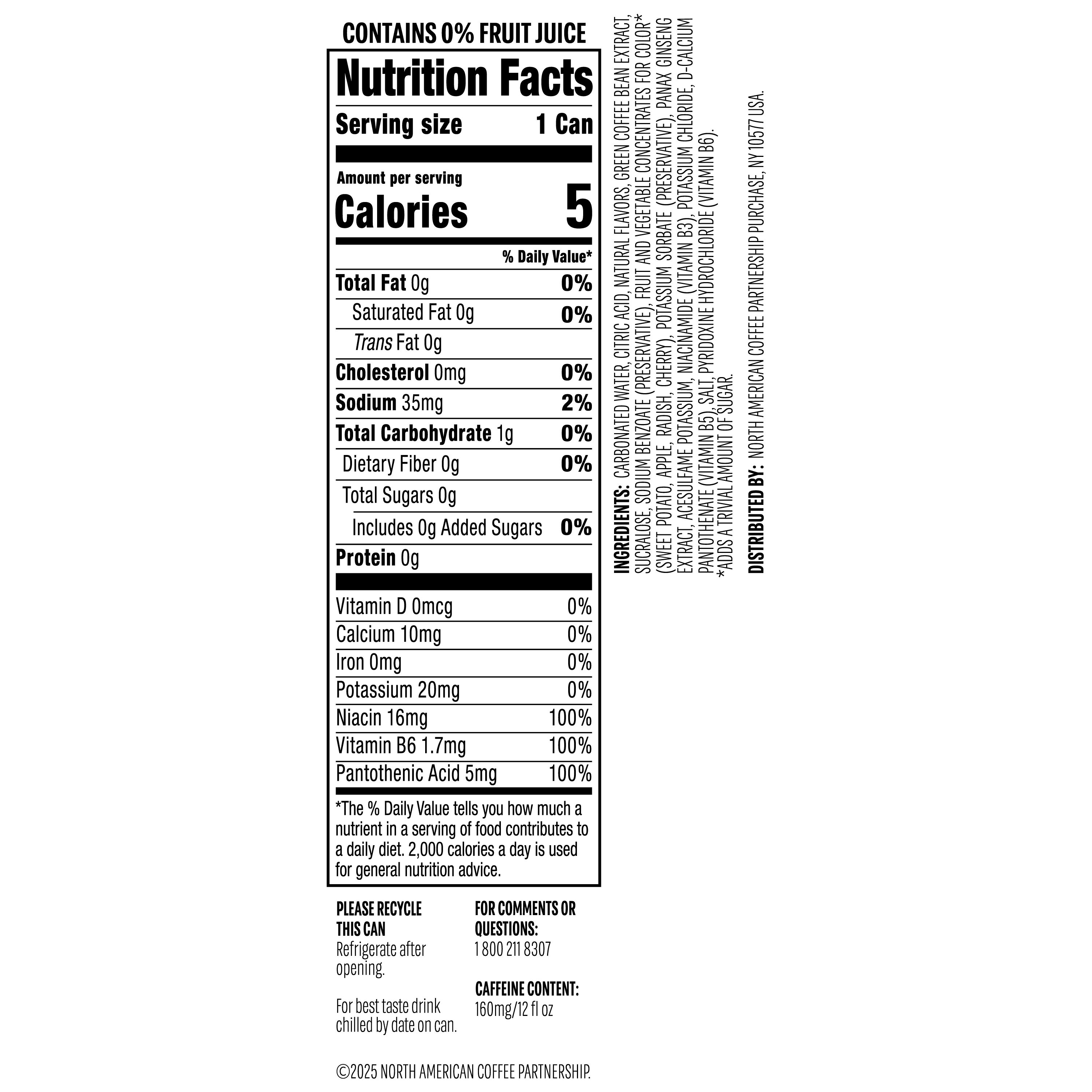 Starbucks Iced Energy Watermelon Twist 12 fl oz Can thumbnail 4