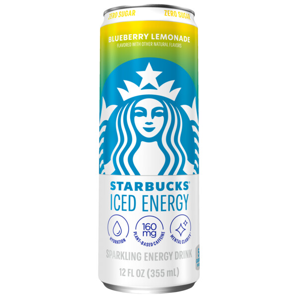 Starbucks Iced Energy Blueberry Lemonade 12 fl oz Can