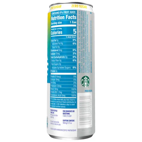 Starbucks Iced Energy Blueberry Lemonade 12 fl oz Can thumbnail 2