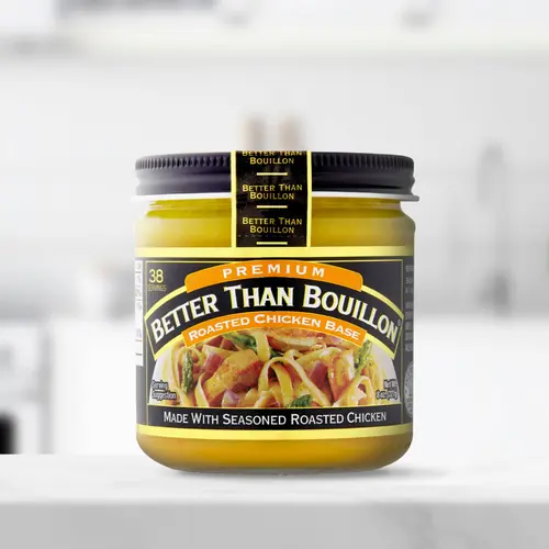 Better Than Bouillon Premium Roasted Chicken Base, Shelf-Stable, 8 oz Jar thumbnail 3