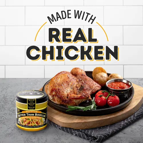 Better Than Bouillon Premium Roasted Chicken Base, Shelf-Stable, 8 oz Jar thumbnail 4